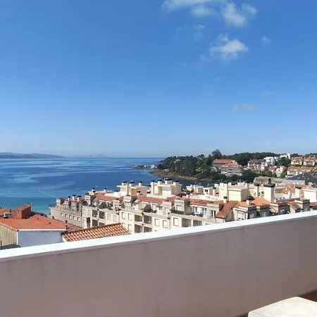 Atico Vixia Do Mar, Amplia Terraza Y Espectaculares Vistas 아파트 산신소