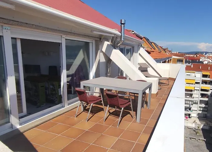 Atico Vixia Do Mar, Amplia Terraza Y Espectaculares Vistas Apartment *