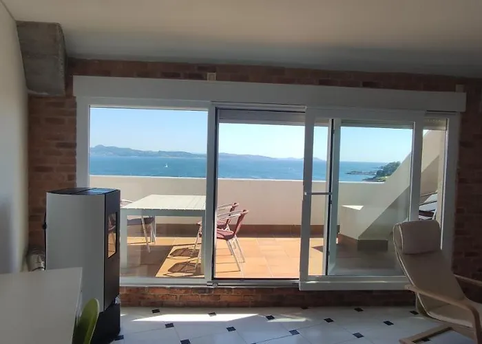 Atico Vixia Do Mar, Amplia Terraza Y Espectaculares Vistas Sanxenxo